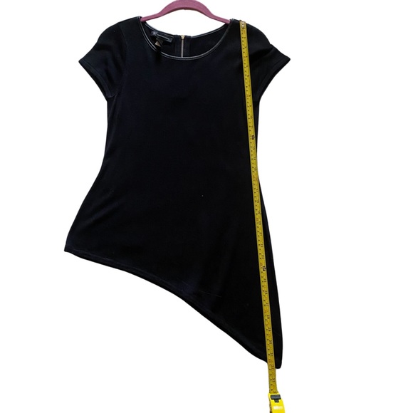INC  Black Short Sleeve Top Size S - Picture 4 of 5
